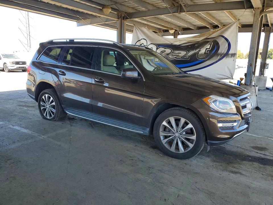 2013 Mercedes-benz Gl-klasse VIN 4JGDF7CE7DA110670 COPART salvage auction — FRONT END, Ca - Salvage Certificate, sold $2,250 on 2026-07-09 (photo 4)