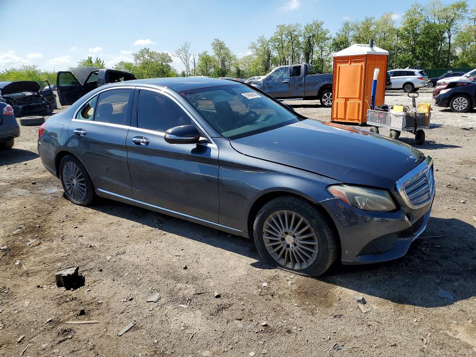 2015 Mercedes-benz C-klasse VIN 55SWF4KB8FU024831 COPART salvage auction — FRONT END, Wv - Certificate Of Title, sold $3,800 on 2026-07-09 (photo 4)