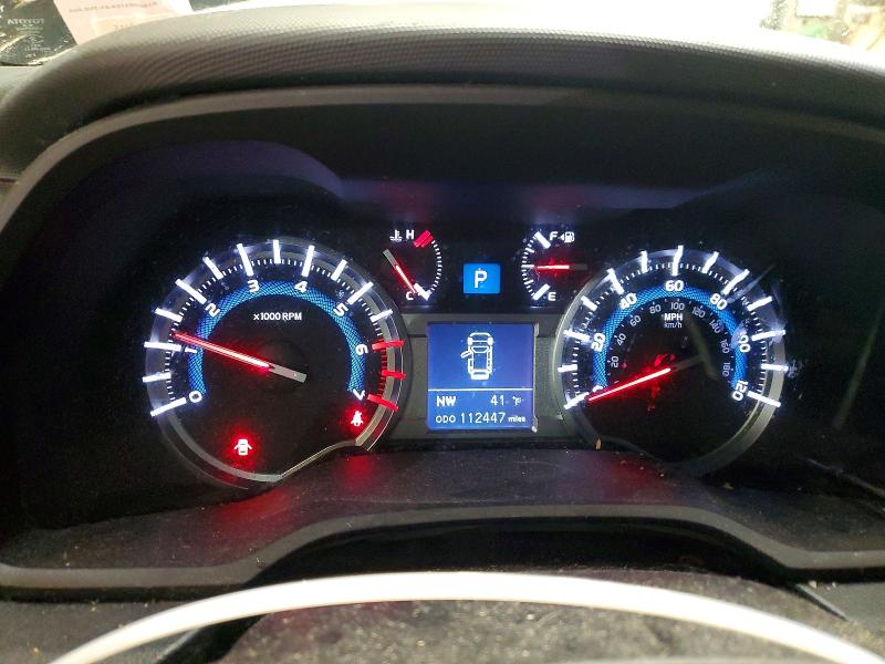 2016 Toyota 4runner VIN JTEBU5JR5G5301749 COPART salvage auction — FRONT END, Me - Cert Of Title-Salvage Collisio, sold $9,700 on 2026-07-02 (photo 9)