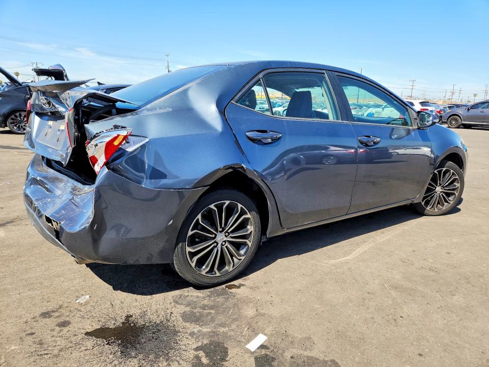 2015 Toyota Corolla VIN 5YFBURHE8FP267757 COPART salvage auction — REAR END, Salvage Title, sold $2,550 on 2026-07-20 (photo 3)
