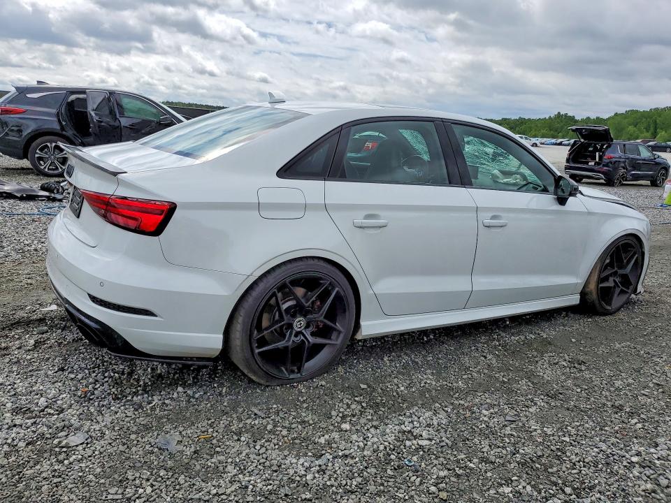 2018 Audi Rs3 VIN WUABWGFF9J1905864 COPART salvage auction — FRONT END, SC - CERT OF TITLE-SALVAGE, sold $12,300 on 2026-07-08 (photo 3)