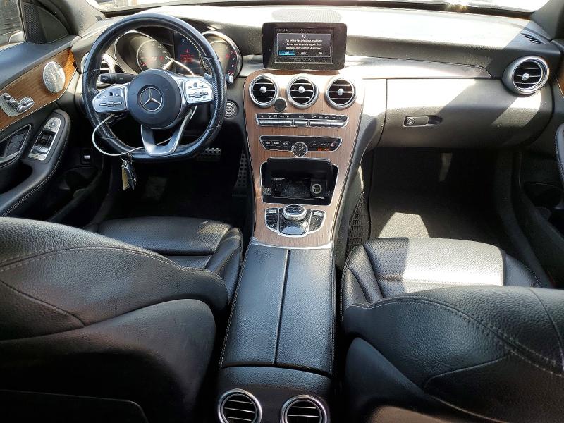2019 Mercedes-benz C-klasse VIN WDDWF8DB5KR457085 COPART salvage auction — FRONT END, Ca - Salvage Certificate, sold $6,800 on 2026-07-02 (photo 8)