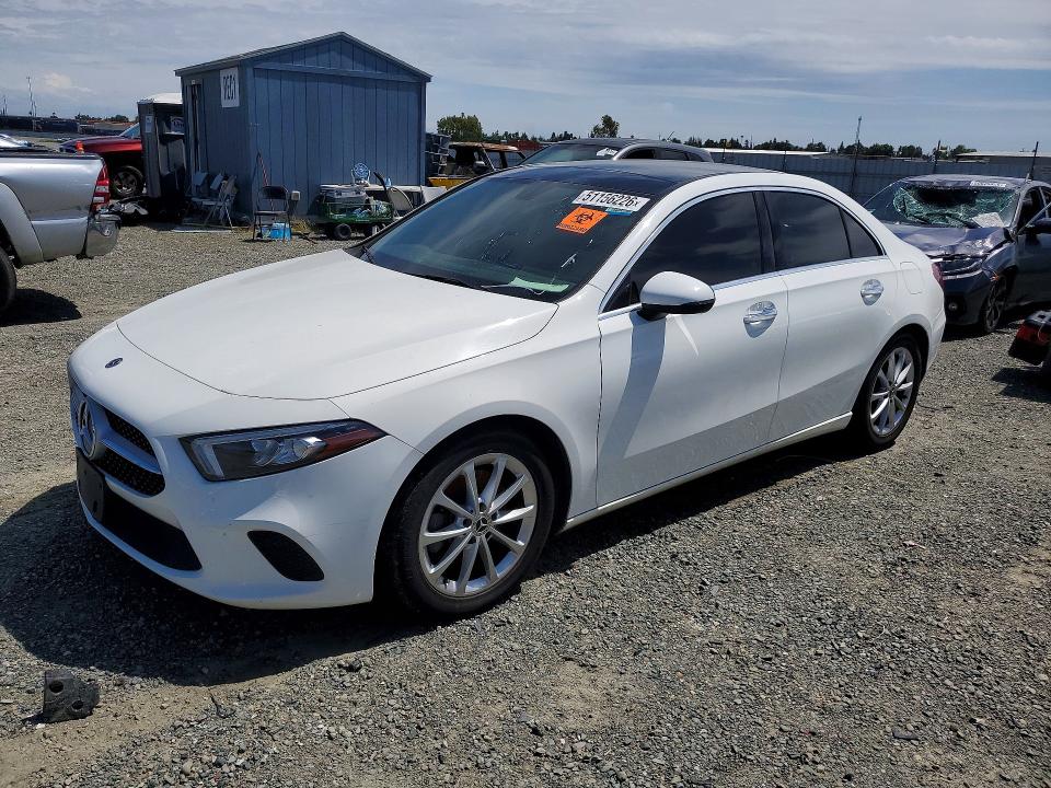 2020 Mercedes-benz A-klasse VIN W1K3G4EB2LW046673 COPART salvage auction — MECHANICAL, Ca - Dis/Dlr/Exp Only Clean Title (P), sold $8,500 on 2026-07-21 (photo 1)