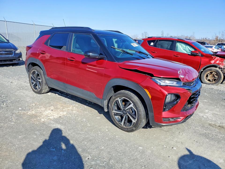 2021 Chevrolet Trailblazer VIN KL79MUSL0MB017950 COPART salvage auction — FRONT END, Ns - Salvage Title, sold $2,000 on 2026-07-23 (photo 4)