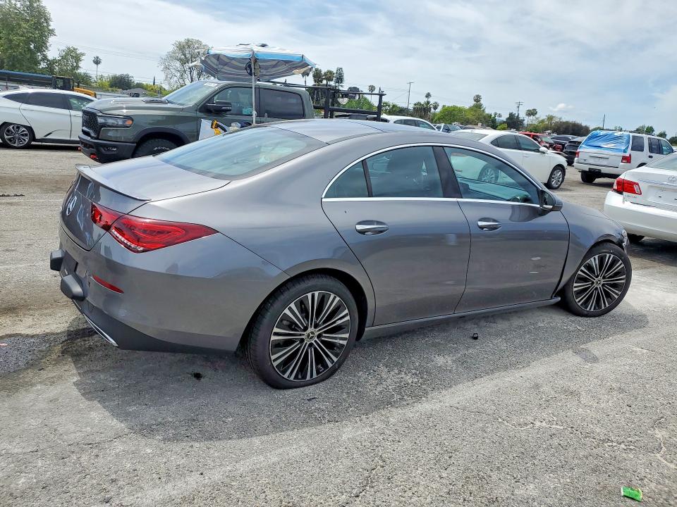 2023 Mercedes-benz Cla-klasse VIN W1K5J4GB4PN403208 COPART salvage auction — REAR END, Ca - Salvage Certificate, sold $7,900 on 2026-07-17 (photo 3)