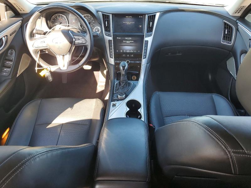 2023 Infiniti Q50 VIN JN1EV7BP3PM512643 COPART salvage auction — SIDE, Salvage Title, sold $7,700 on 2026-08-06 (photo 8)