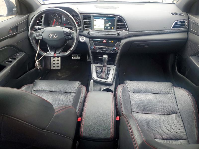2018 Hyundai Elantra VIN KMHD04LB3JU482927 COPART salvage auction — FRONT END, Tx - Salvage Vehicle Title, sold $3,550 on 2026-07-15 (photo 8)