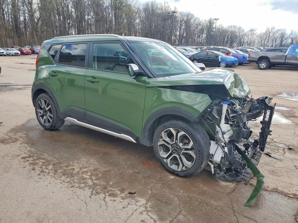 2020 Kia Soul VIN KNDJ23AU1L7093933 COPART salvage auction — FRONT END, Salvage Title, sold $725 on 2026-07-16 (photo 4)