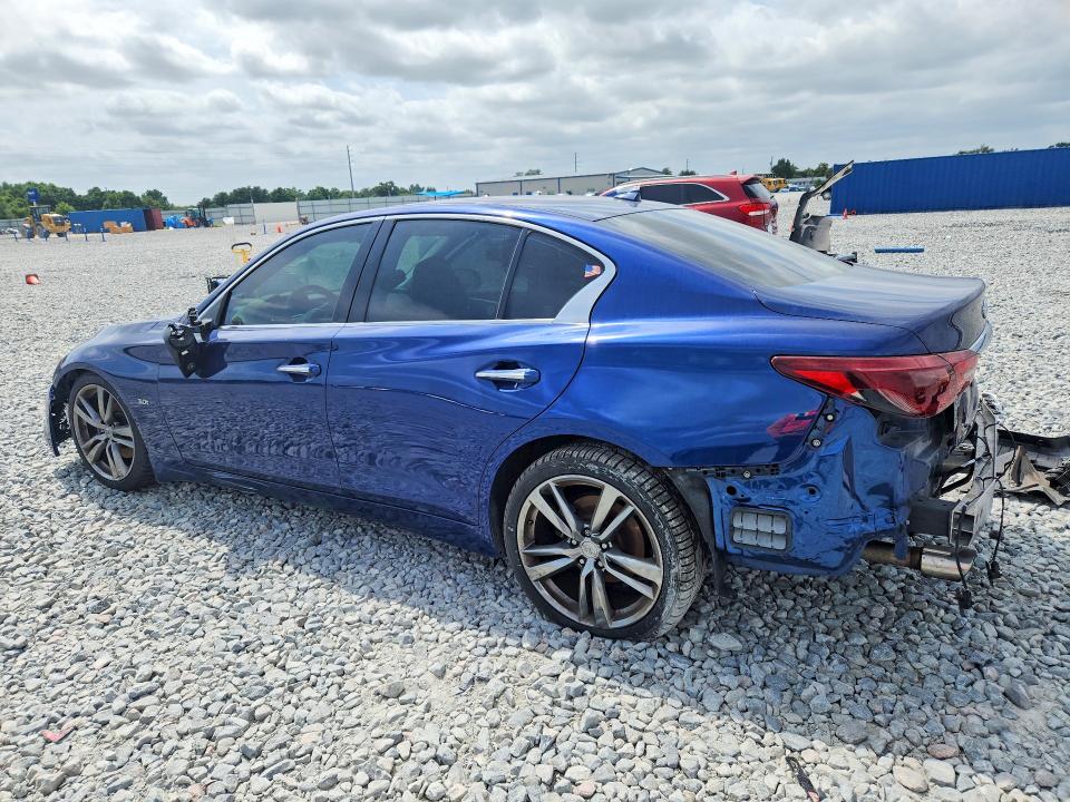 2019 Infiniti Q50 VIN JN1EV7AP6KM541709 COPART salvage auction — REAR END, Fl - Cert Of Title Slvg Rebuildable, sold $4,400 on 2026-07-31 (photo 2)