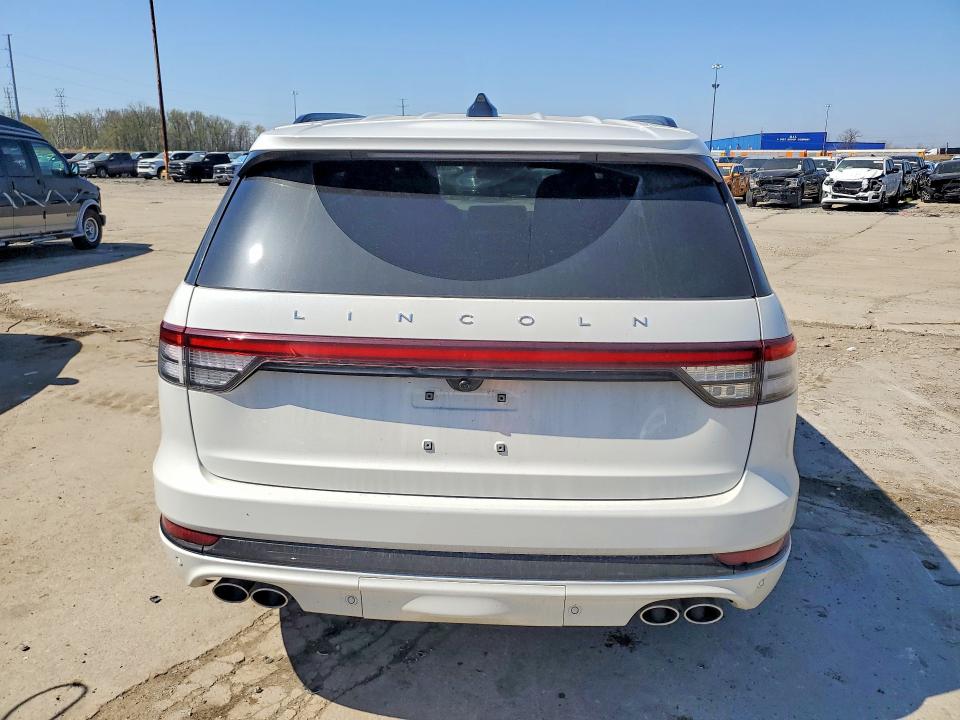 2025 Lincoln Aviator VIN 5LM5J7XC9SGL04927 COPART salvage auction — FRONT END, Mi - Cert Of Title-Salvage Vehicle, sold $29,000 on 2026-07-17 (photo 6)
