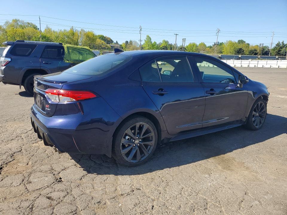 2025 Toyota Corolla VIN JTDBCMFE8S3084290 COPART salvage auction — FRONT END, Or - Salvage Title Certificate, sold $12,800 on 2026-07-06 (photo 3)