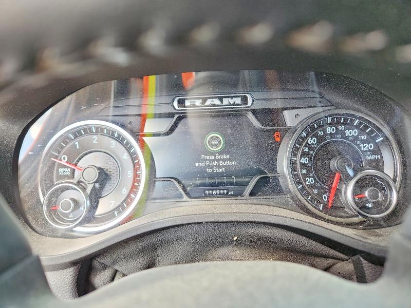 2019 Dodge Ram VIN 1C6SRFJT3KN786528 COPART salvage auction — FRONT END, Tx - Salvage Vehicle Title, sold $200 on 2026-07-09 (photo 9)