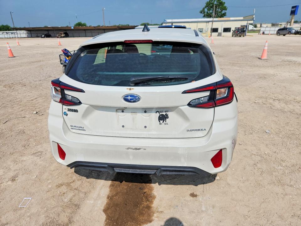 2024 Subaru Impreza VIN JF1GUAFC5R8394741 COPART salvage auction — FRONT END, Tx - Salvage Vehicle Title, sold $4,300 on 2026-07-22 (photo 6)