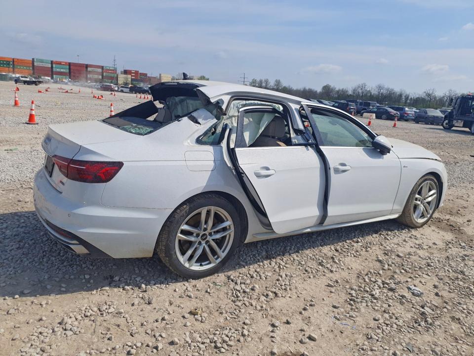 2022 Audi A4 VIN WAUEAAF41NN015164 COPART salvage auction — SIDE, Ky - Cert Of Title-Salvage, sold $4,350 on 2026-07-10 (photo 3)