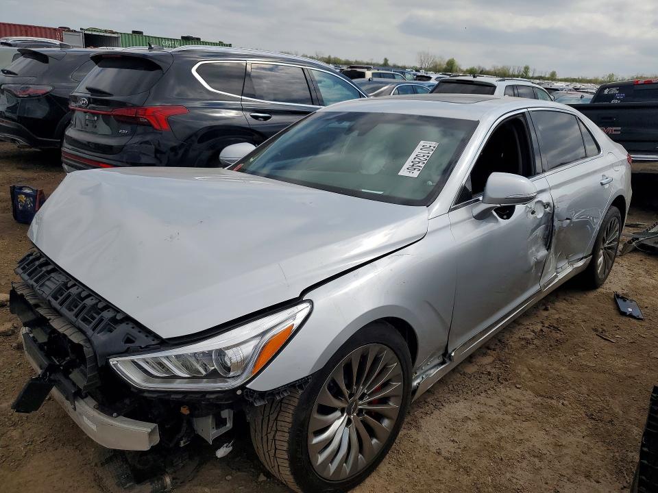 2017 Genesis G90 VIN KMHG34JA1HU033027 — COPART salvage auction photo