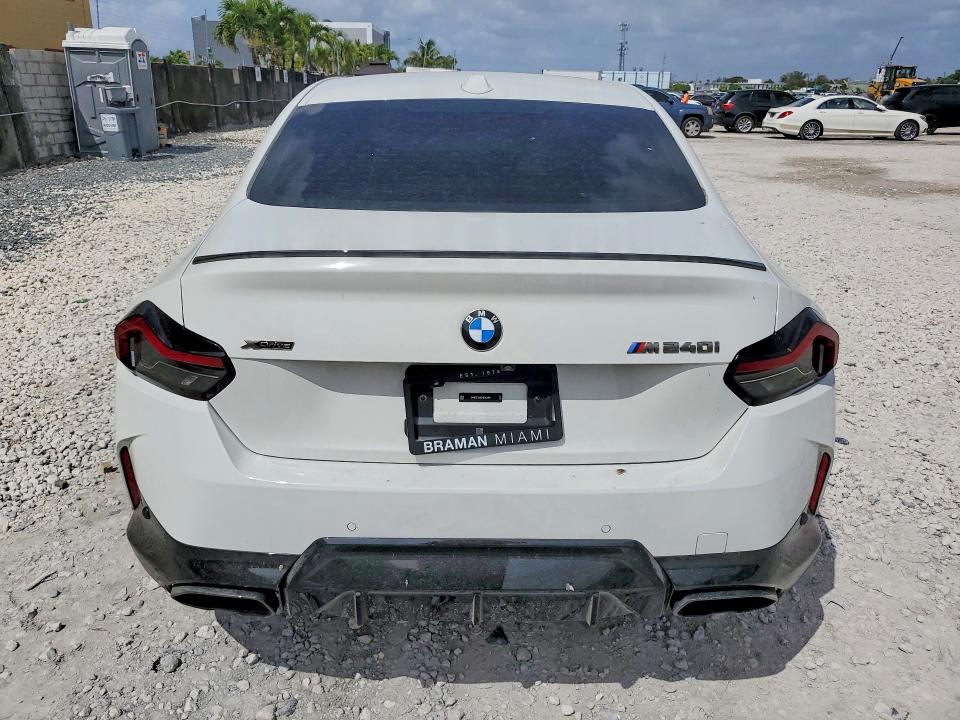 2023 BMW M240i VIN 3MW53CM02P8D62966 COPART salvage auction — Front End, FL - CERT OF TITLE SLVG REBUILDABLE, sold $14,700 on 2026-05-05 (photo 6)