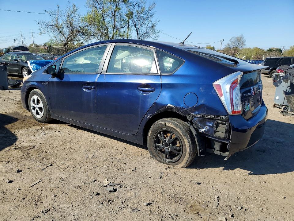 2013 Toyota Prius VIN JTDKN3DU9D1713505 COPART salvage auction — REAR END, Md - Cert Of Salvage > 75% Damage, sold $1,900 on 2026-07-14 (photo 2)