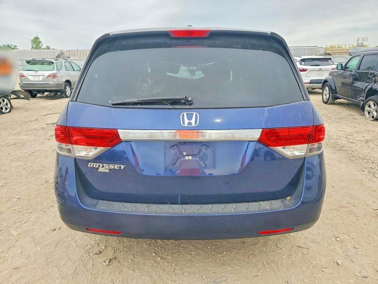 2014 Honda Odyssey VIN 5FNRL5H68EB035799 COPART salvage auction — Top/Roof, TX - SALVAGE VEHICLE TITLE, sold $1,550 on 2026-07-07 (photo 6)