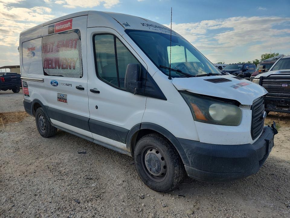 2015 Ford Transit VIN 1FTNE1CMXFKA17347 COPART salvage auction — FRONT END, TX - SALVAGE VEHICLE TITLE, sold $1,750 on 2026-07-09 (photo 4)