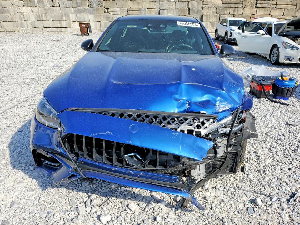 2024 Mercedes-benz C-klasse VIN W1KAF8AB6RR237074 COPART salvage auction — FRONT END, Ky - Cert Of Title-Salvage, sold $13,700 on 2026-07-31 (photo 5)