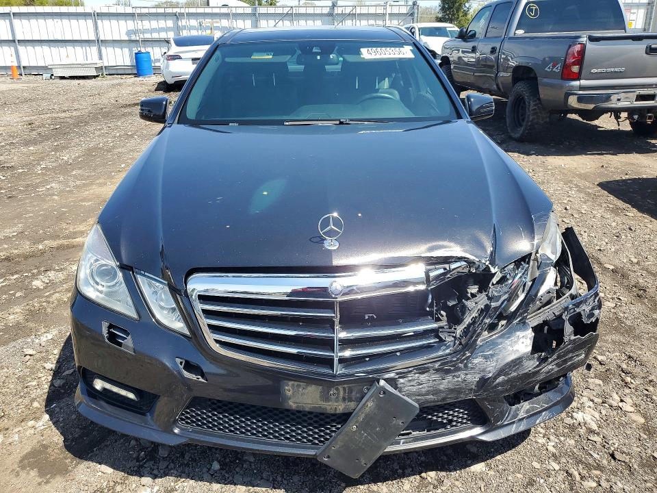 2011 Mercedes-benz E-class VIN WDDHF8HB4BA389900 COPART salvage auction — FRONT END, Md - Parts Only-No Title Letter, sold $700 on 2026-07-20 (photo 5)
