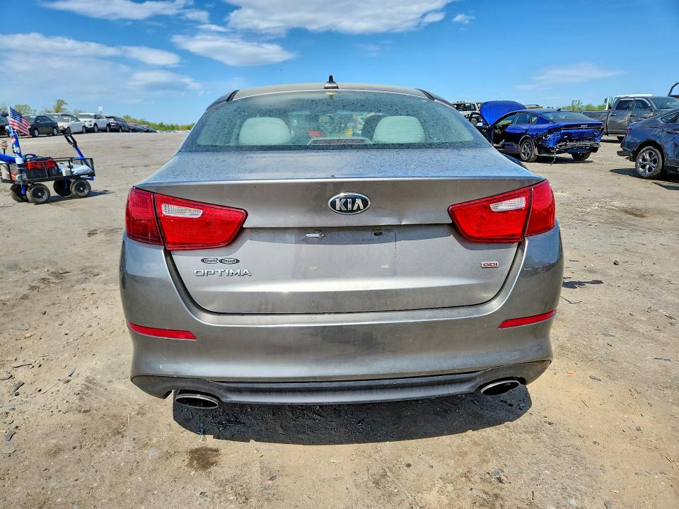 2014 Kia Optima VIN 5XXGM4A74EG347441 COPART salvage auction — MINOR DENT/SCRATCHES, Va - Cert Of Title-Rebuilt, sold $600 on 2026-07-29 (photo 6)