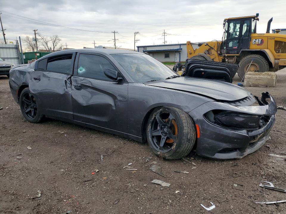 2015 Dodge Charger VIN 2C3CDXHG4FH800448 COPART salvage auction — FRONT END, Il - Salvage Certificate, sold $475 on 2026-07-03 (photo 4)