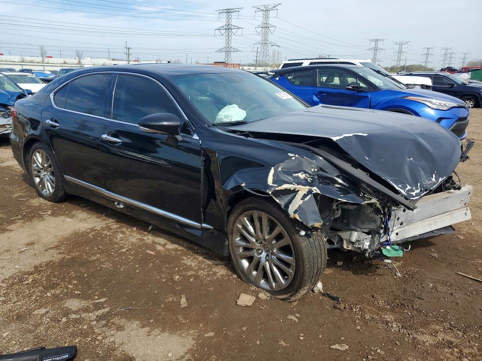 2015 Lexus Ls VIN JTHBL5EF3F5133663 COPART salvage auction — FRONT END, Il - Salvage Certificate, sold $2,050 on 2026-07-07 (photo 4)