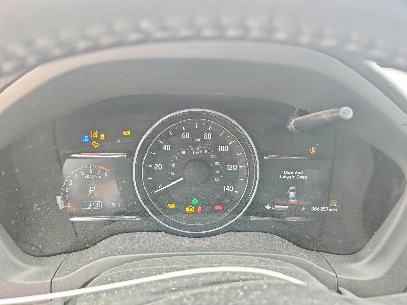 2019 Honda Hr-v VIN 3CZRU6H74KM735848 COPART salvage auction — FRONT END, Mo - Salvage Certificate Of Title, sold $375 on 2026-07-02 (photo 9)