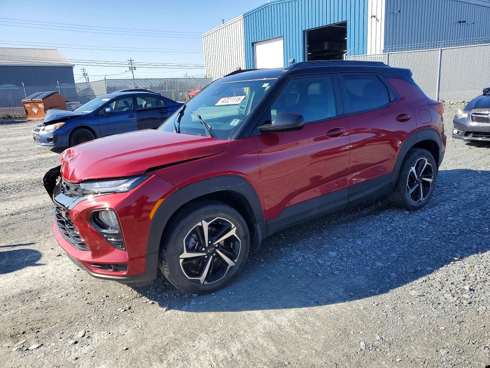 2021 Chevrolet Trailblazer VIN KL79MUSL0MB017950 COPART salvage auction — FRONT END, Ns - Salvage Title, sold $2,000 on 2026-07-23 (photo 1)