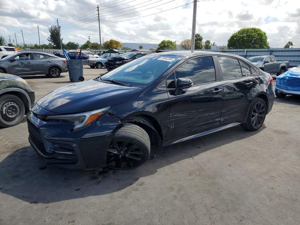 2024 Toyota Corolla VIN 5YFS4MCE2RP176837 COPART salvage auction — SIDE, Fl - Cert Of Title Slvg Rebuildable, sold $6,800 on 2026-07-06 (photo 1)