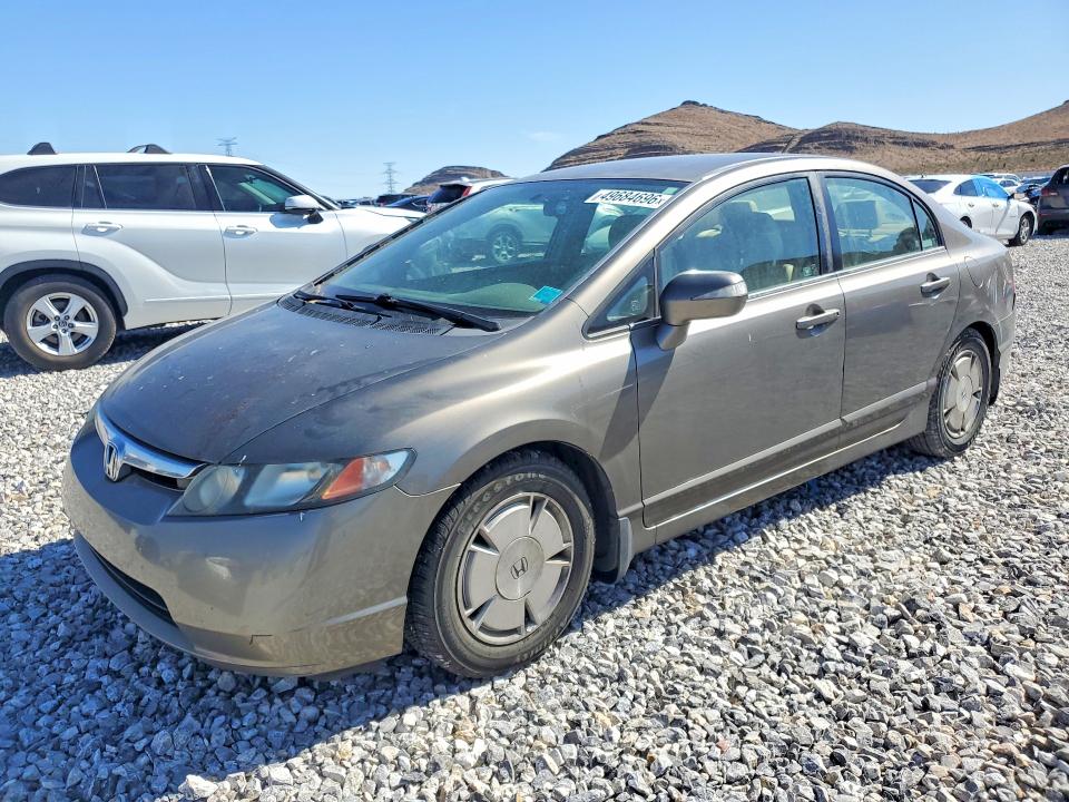 2008 Honda Civic hybrid VIN JHMFA36288S011487 COPART salvage auction — MINOR DENT/SCRATCHES, Nc - Certificate Of Title, sold $475 on 2026-07-13 (photo 1)
