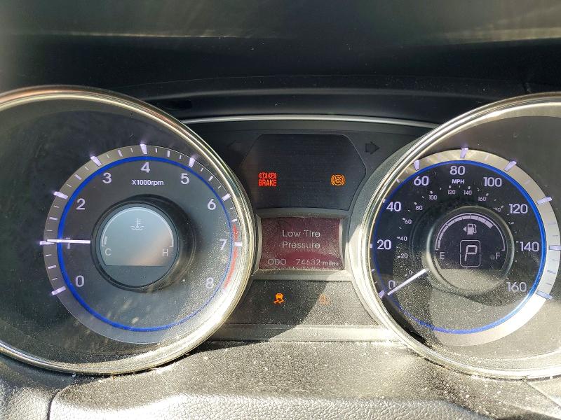 2012 Hyundai Sonata VIN 5NPEC4AC9CH384672 COPART salvage auction — FRONT END, Md - Cert Of Salvage < 75% Damage, sold $650 on 2026-07-24 (photo 9)