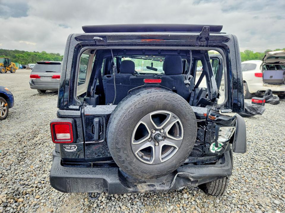 2021 Jeep Wrangler / VIN 1C4HJXDN0MW638119 COPART salvage auction — REAR END, Ga - Cert Of Title-Salvage, sold $7,700 on 2026-07-09 (photo 6)