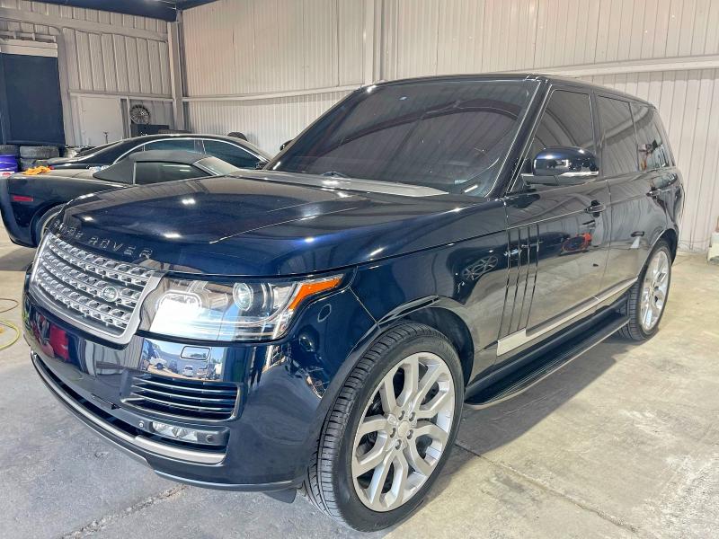 2014 Land rover RANGE ROVER VIN SALGS2TF6EA155229 COPART salvage auction — DAMAGE HISTORY, Tx - Salvage Vehicle Title (P), sold $20,300 on 2026-07-10 (photo 2)