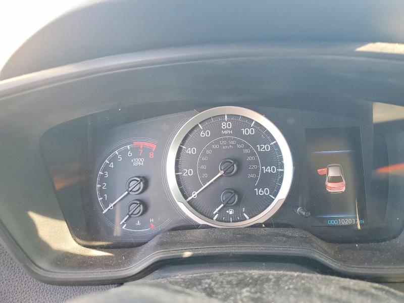 2021 Toyota Corolla VIN 5YFEPMAE8MP190421 COPART salvage auction — FRONT END, IN - CERT OF TITLE-SALVAGE TITLE, sold $6,600 on 2026-07-24 (photo 9)
