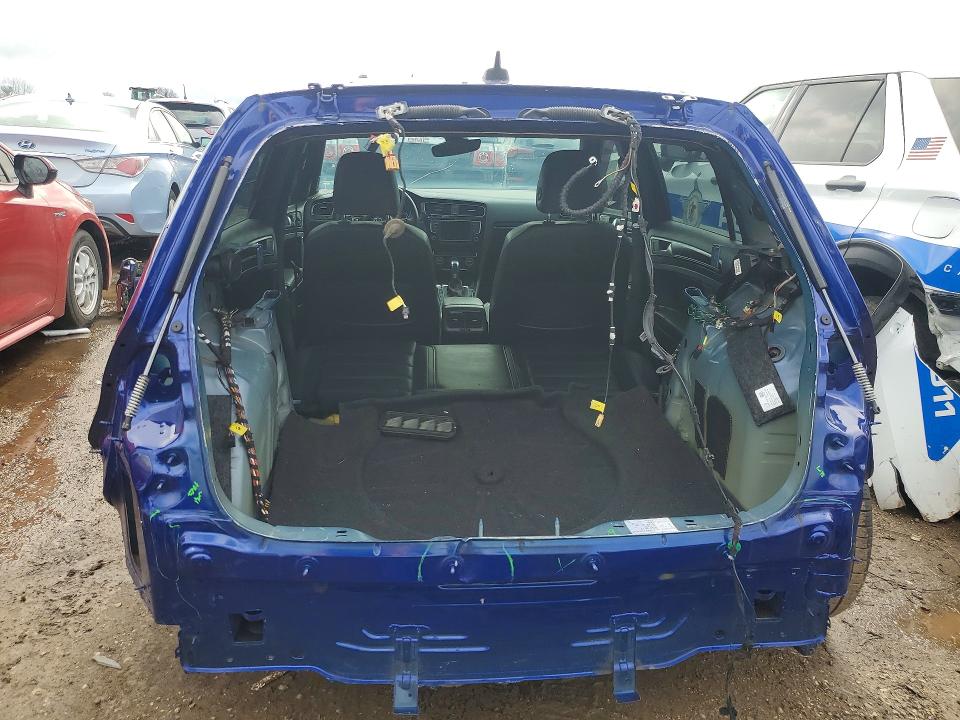 2017 Volkswagen Golf VIN WVWVF7AU0HW148723 COPART salvage auction — REAR END, Salvage Title, sold $7,100 on 2026-09-03 (photo 6)