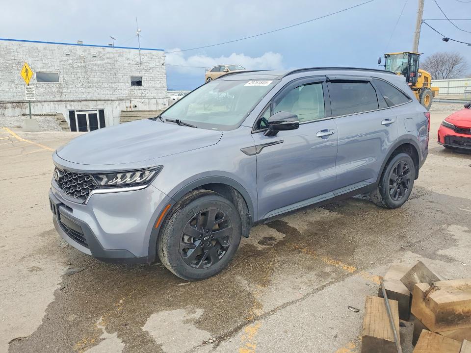 2021 Kia Sorento VIN 5XYRLDLC0MG068665 COPART salvage auction — HAIL, Il - Salvage Certificate, sold $8,800 on 2026-07-10 (photo 1)