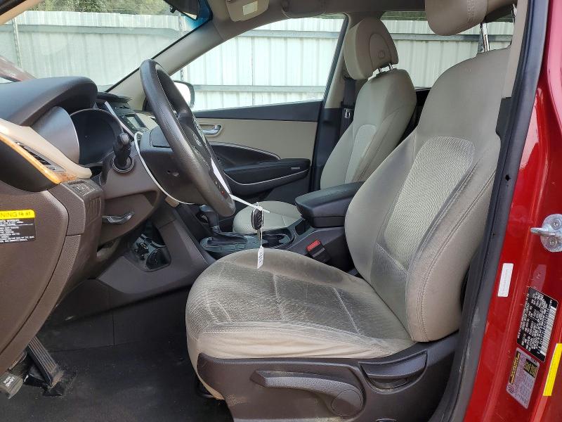 2015 Hyundai Santa fe VIN 5XYZT3LB4FG290176 COPART salvage auction — FRONT END, Va - Cert Of Title - Salvage, sold $1,100 on 2026-07-28 (photo 7)