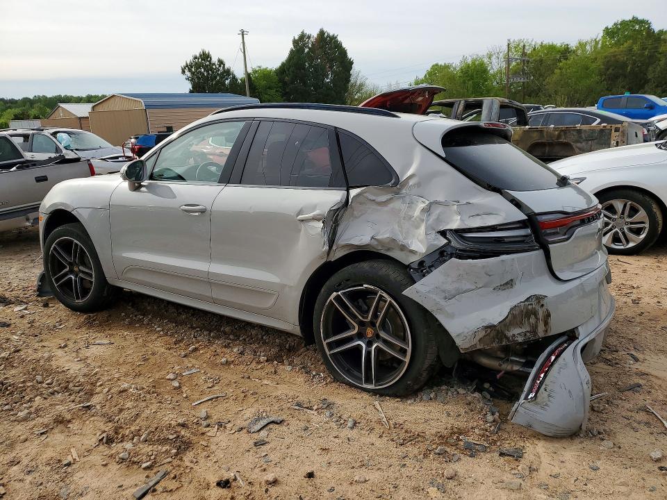 2021 Porsche Macan VIN WP1AB2A53MLB33214 COPART salvage auction — ALL OVER, Nc - Salvage Certificate Of Title, sold $8,400 on 2026-07-06 (photo 2)