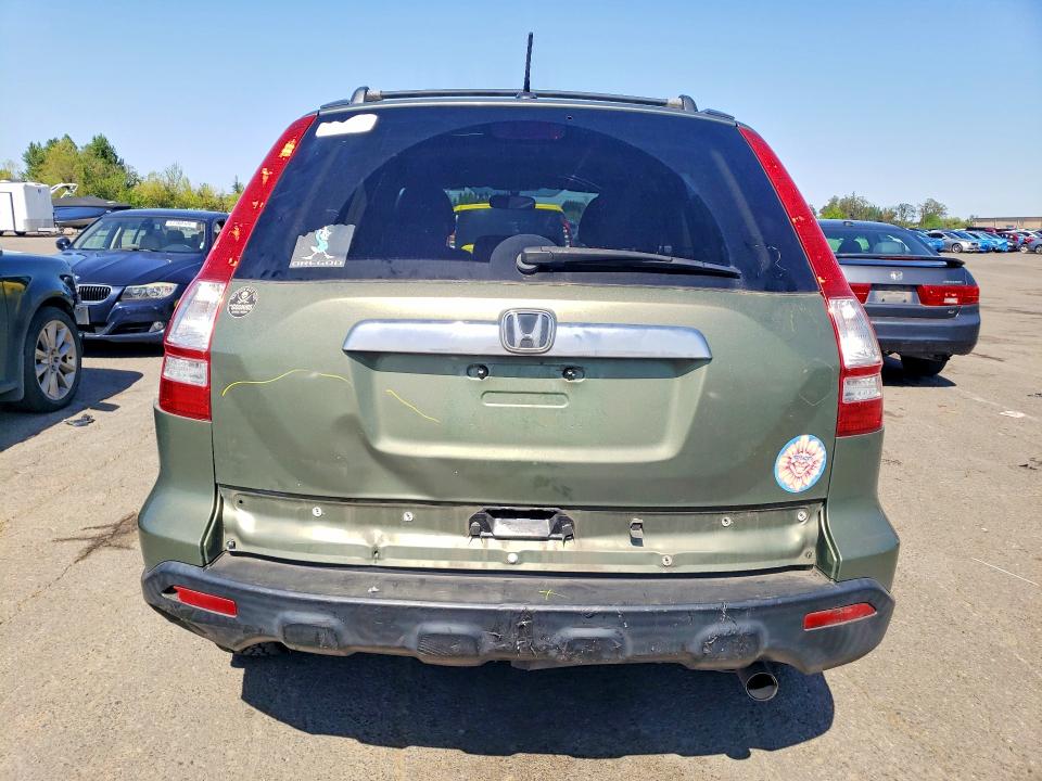 2007 Honda Cr-v VIN JHLRE38767C052823 COPART salvage auction — REAR END, Or - Salvage Title Certificate, sold $600 on 2026-07-13 (photo 6)