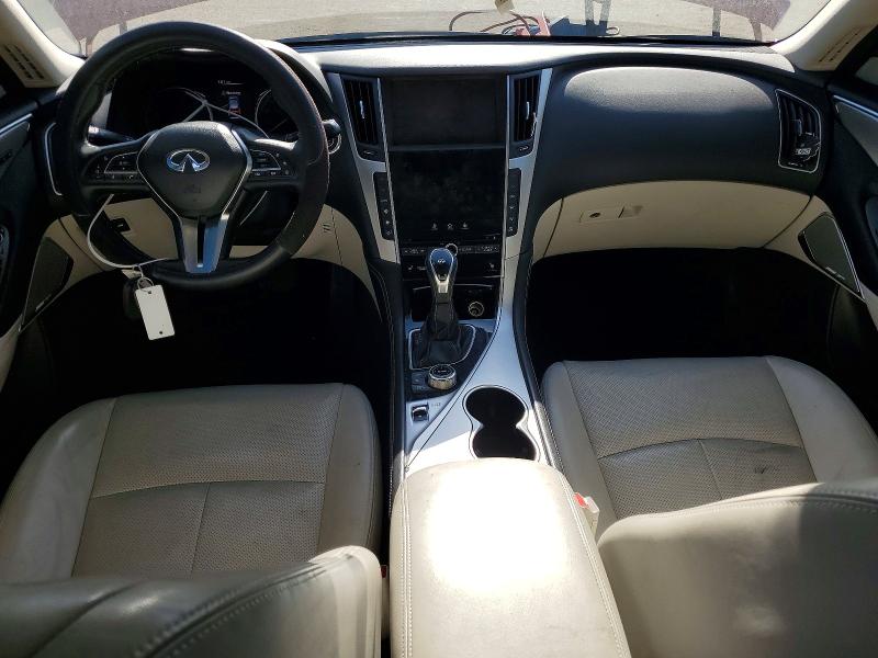 2022 Infiniti Q50 VIN JN1EV7BP4NM310021 COPART salvage auction — ROOF, Sc - Cert Of Title-Salvage, sold $8,100 on 2026-07-10 (photo 8)