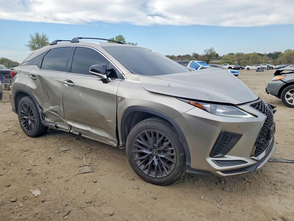 2021 Lexus Rx VIN 2T2SZMDA7MC266714 COPART salvage auction — FRONT END, Md - Cert Of Salvage < 75% Damage, sold $6,700 on 2026-07-23 (photo 4)