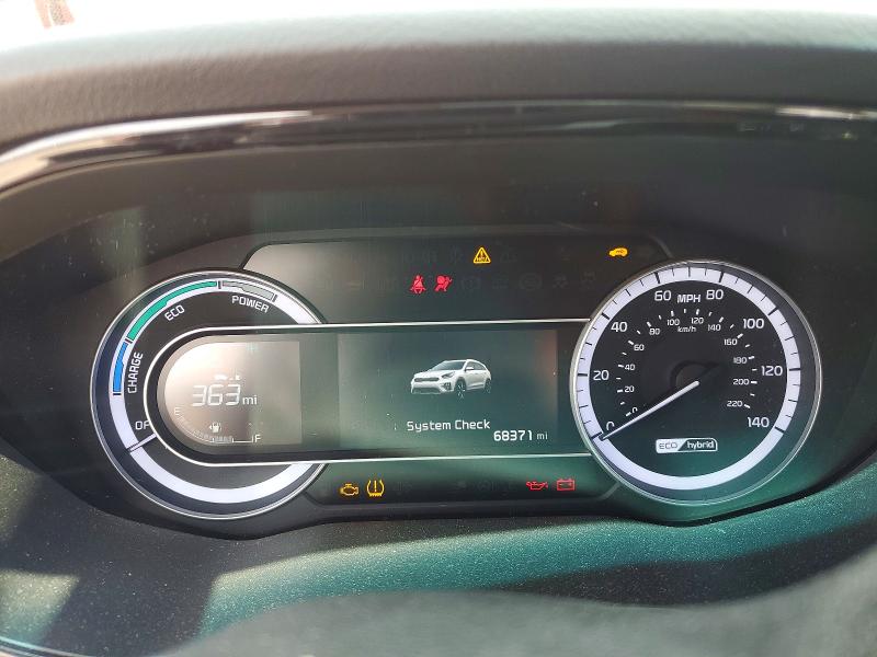 2022 Kia Niro VIN KNDCB3LC4N5547331 COPART salvage auction — FRONT END, Tn - Salvage Certificate, sold $6,600 on 2026-07-27 (photo 9)