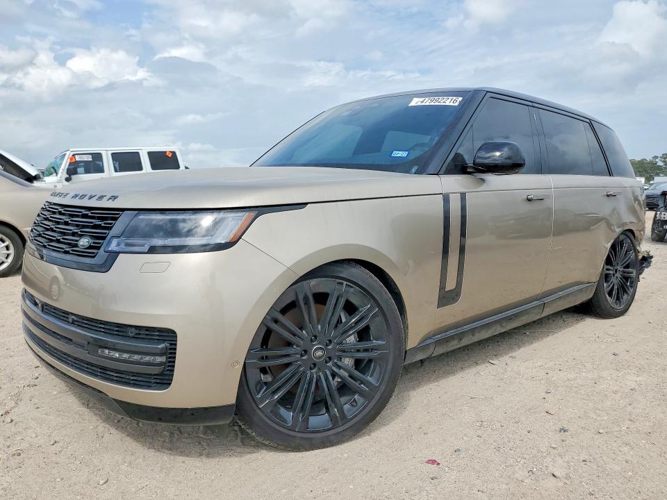 2025 Land rover RANGE ROVER VIN SALKPBFU8SA290259 COPART salvage auction — SIDE, Tx - Salvage Vehicle Title, sold $68,000 on 2026-07-02 (photo 1)