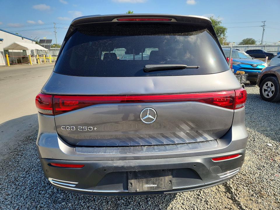 2023 Mercedes-benz Eqb VIN W1N9M0CB7PN037822 COPART salvage auction — FRONT END, Ca - Salvage Certificate, sold $6,900 on 2026-07-28 (photo 6)
