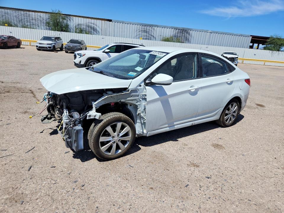 2012 Hyundai VIN KMHCU4AE5CU256310 COPART salvage auction — FRONT END, Az - Cert Of Title - Salvage, sold $1,150 on 2026-07-10 (photo 1)