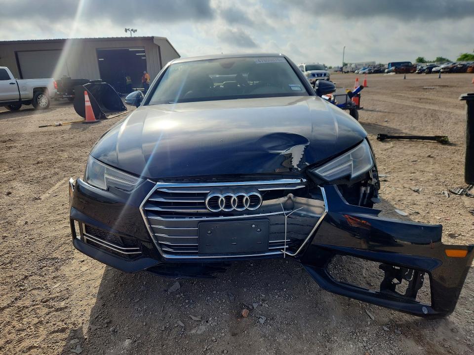 2018 Audi A4 VIN WAUKMAF49JA067590 COPART salvage auction — FRONT END, Tx - Salvage Vehicle Title, sold $2,500 on 2026-07-29 (photo 5)