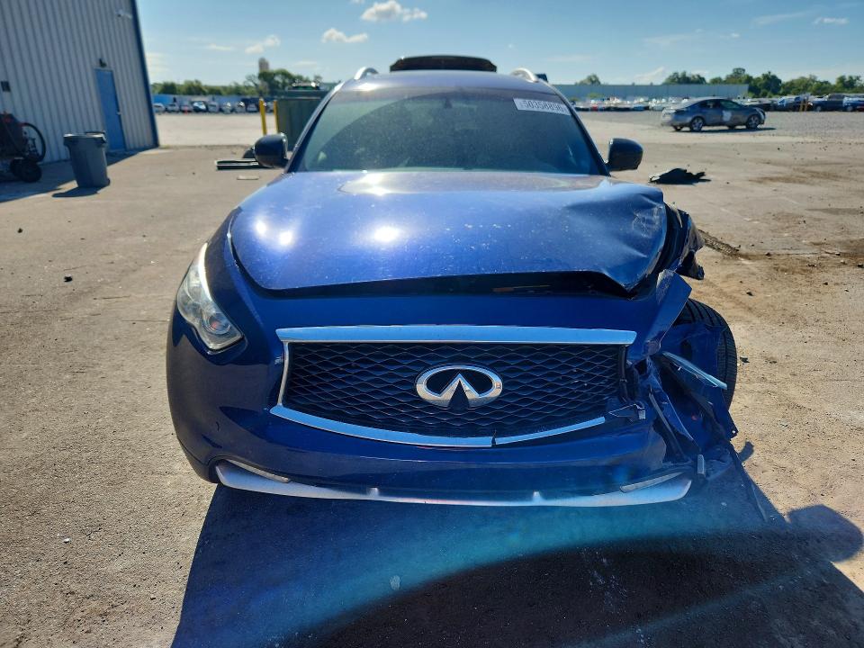 2017 Infiniti Qx70 VIN JN8CS1MU7HM140761 COPART salvage auction — FRONT END, Fl - Cert Of Title Slvg Rebuildable, sold $625 on 2026-07-08 (photo 5)
