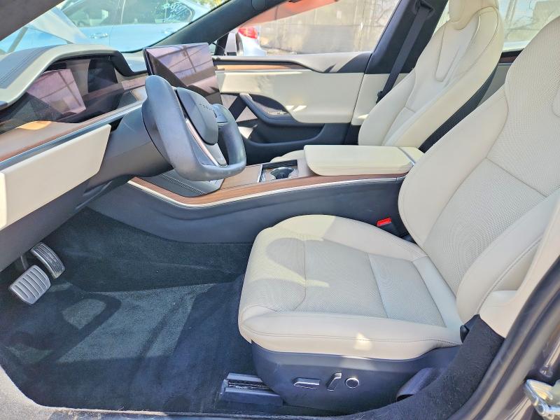 2023 Tesla Model s VIN 5YJSA1E50PF517598 COPART salvage auction — FRONT END, Salvage Title, sold $22,200 on 2026-07-10 (photo 7)